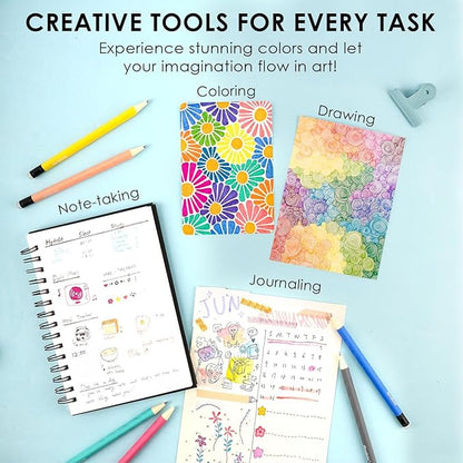 Grabie Erasable Gel Pens, 9 Colors Erasable Pens, Make Mistakes Disappear Colored Pens, Assorted Color Inks for Drawing Writing Planner,Gel Pens for Coloring