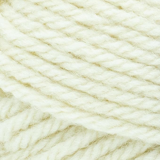 Lion Brand Hue + Me Yarn for Knitting, Crocheting, and Crafting, Bulky and Thick, Soft Acrylic and Wool Yarn, Salt, 1 Pack