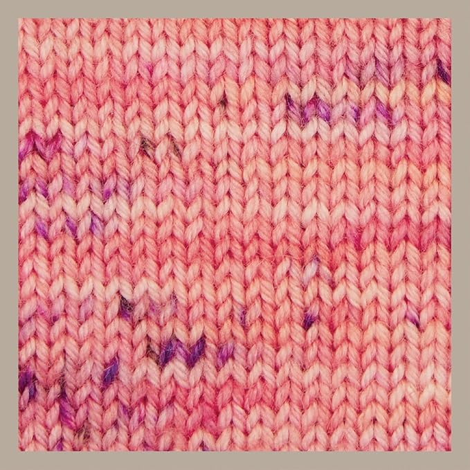 KnitPro Symfonie Hand Dyed Yarn | Extra Fine Merino Wool & Polyamide Blend for Knitting & Crocheting, Fingering Weight, Oeko-TEX Certified 400m, 100g Skein | Terra Variegated Blush
