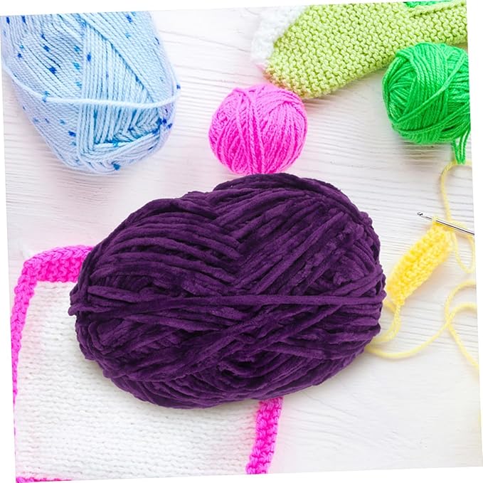 Soft Mid-Weight Colored Wool Yarn for DIY Crafts and Knitting Skin-Friendly Hand-Knitting Yarn for Scarves Sweaters and Home Decor Flexible and Crochet Supply for Beginners and
