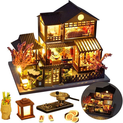 DIY Miniature Doll’s House Set, mini Cottage; Craft Set for Adults; the Perfect Craft Gift for Birthdays and Christmas; Japanese-Style Villa by Unknown