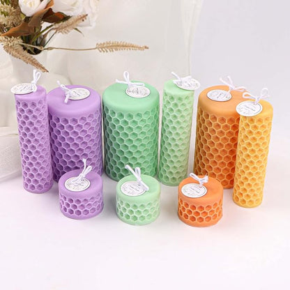 Grainrain 3D Beehive Candle Mold Honeycomb Silicone Soap Mold Wax Mould Candle Making Mould (SXY042)