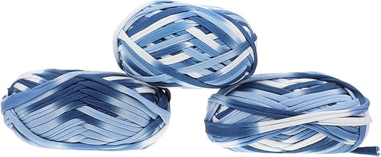 Bundles Colored Cotton Yarn Hand Knitting Crochet DIY Kit for Sweaters Scarves Hats Throws Soft Flexible Weaving Loom Yarn Craft Material