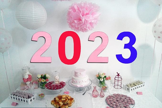 15 Inch Wooden Number 2, Unfinished Large Wood Numbers for DIY Craft & Party Decorations
