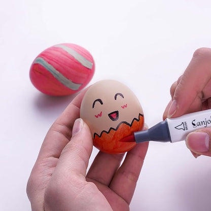 SANJOKI Art Markers 120 Colors Brush Tip Multicolor Pen Professional Marking Pen for Artist and Beginners