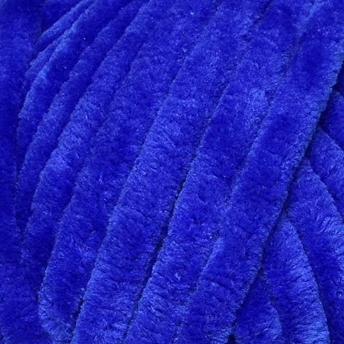 Loops & Threads Sweet Snuggles Yarn - Yarn for Knitting, Crochet, Weaving, and Arts & Crafts - Blue, Polyester, 8.8 oz