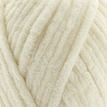 Loops & Threads Sweet Snuggles Yarn - Yarn for Knitting, Crochet, Weaving, and Arts & Crafts - White, Polyester, 8.8 oz