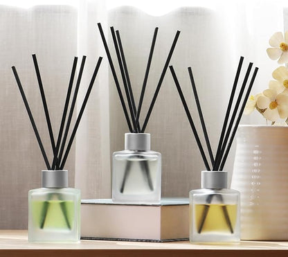 Aeeteek 3-Pack Reed Diffuser Set, Linen/Citrus/Bamboo White Tea Scented Oil, Forest Aroma Essential Oils with Diffuser Sticks, Long Lasting Bathroom Air Freshener, Home Fragrance for Room Decor