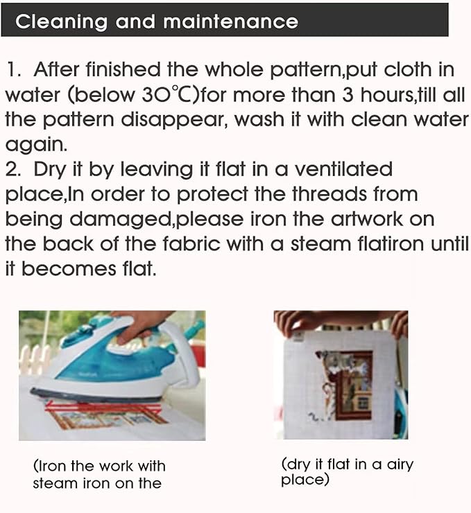 Svarog 14CT Stamped Cross Stitch Kit for Beginners - Easy & Stylish DIY Embroidery with Simple Patterns, Ideal for Women’s Relaxation | Moon Valley | 15.8 x 11 inch