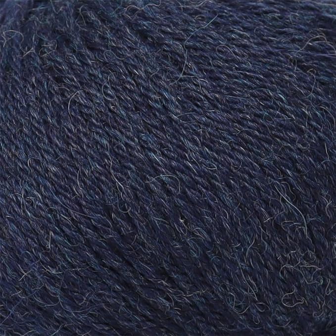 100% Baby Alpaca Yarn Wool Set of 3 Skeins (150 Grams) DK Weight - Made in Peru - Heavenly Soft and Perfect for Knitting and Crocheting (Blue Jean, DK)