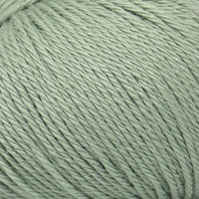 100% Baby Alpaca Yarn Wool Set of 3 Skeins (150 Grams) DK Weight - Made in Peru - Heavenly Soft and Perfect for Knitting and Crocheting (Sage Green, DK)