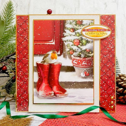 Hunkydory Crafts The Little Book of Winter Robins LBK321 - Image 4