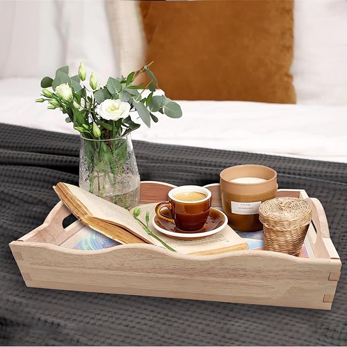 DIY Diamond Art Wooden Tray Kit, Food Tray with Handle Diamond Painted Table Decoration Tray, for Breakfast, Bar Dinner Table Diamond Dots Gem Painting Art Set for Beginners (#10-Orca)