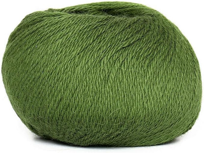 100% Baby Alpaca Yarn Wool Set of 3 Skeins (150 Grams) DK Weight - Made in Peru - Heavenly Soft and Perfect for Knitting and Crocheting (Leaf Green, DK)