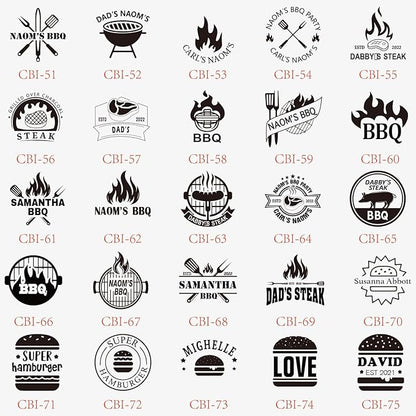 Sunamd Custom Branding Iron for Wood, Durable Wood Branding Iron Personalized Wood Burning Stamp, Make Your Own Metal Logo Stamp for Leather Food Paper Plastic, Wedding Gifts Woodworking Tools(1 Inch)