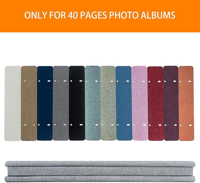 Aenbuslm Photo Album Refill Pages for Magnetic Self Adhesive Scrapbook 13.2x12.8 20 Pages