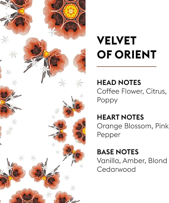 Maison Berger Velvet of Orient Lampe Berger Refill, 1 Liter (33.8 fl oz), 2-in-1 Catalytic System, Neutralizes Odors and Diffuses Fragrance, Coffee Flower, Citrus, Orange Blossom, Made in France