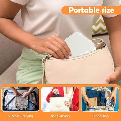 LELE LIFE Mini Travel Sewing Kit Leather Case, Small Sewing Kit for Adults and Beginners, Basic Needle and Thread Kit for Emergency Hand Sewing Repair Supplies (White)