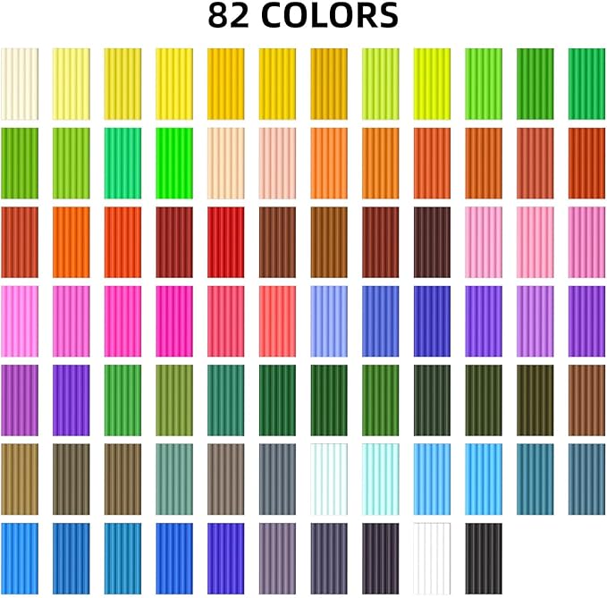 ARTME Polymer Clay, 82 Colors Clay Kit, Oven Bake Modeling Clay, Creative Polymer Clay Kit with Sculpting Tools and Jewelry Accessories, Non-Toxic, Ideal DIY Clay Gifts for Adults and Teens