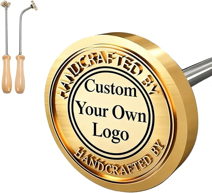 Custom Branding Iron for Wood, Personalized Logo Branding Iron Stamp for Wood, Leather, Meat, Metal Branding Iron Leather Stamps, Wedding Gifts, Handmade Gifts