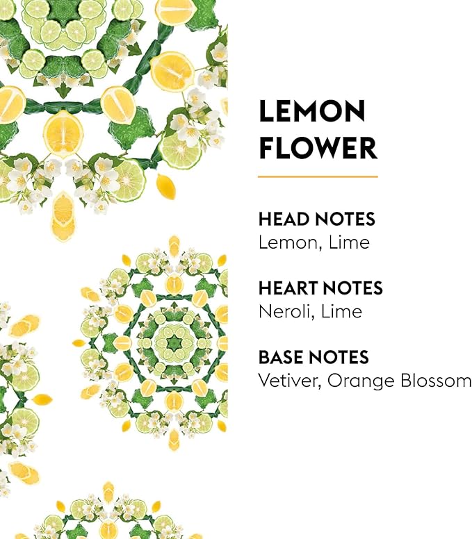 Maison Berger Lemon Flower Lampe Berger Refill, 1 Liter (33.8 fl oz), 2-in-1 Catalytic System, Neutralizes Odors and Diffuses Fragrance, Lemon, Orange Blossom, Made in France
