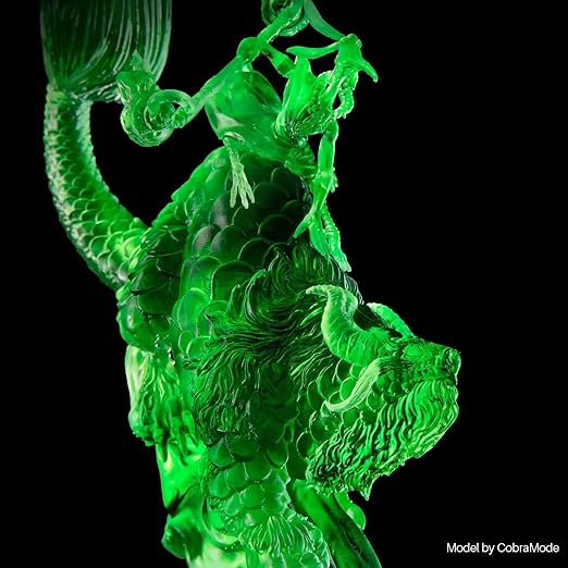 ELEGOO ABS-Like 3D Printer Resin 3.0, 405nm UV-Curing Photopolymer Resin for Mars Saturn Jupiter MSLA DLP LCD 3D Printing with Strength and Toughness, High Precision, Low Viscosity, Clear Green 2000g