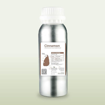 Nature Packaged Cinnamon Essential Oil - Direct from Sri Lankan Essential Oils - 100% Pure - Natural Aceite de Canela for Aromatherapy & Wellness - Premium Grade (2lbs)