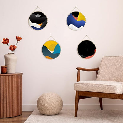 8 Pcs Large Unfinished Wood Slices, 6-7 Inches Wood Slabs for Centerpieces Natural Wooden Circle, DIY Wood Centerpieces for Tables Wedding Party Door Sign Decor