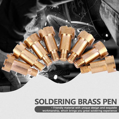 Wood Burning Pen Tips, 23Pcs Woodburning Accessories Stencils Soldering Iron Pyrography Working Carving Tool Kit for Embossing/Adults/Beginners/Birthday/Wedding Anniversary/Halloween/Christmas DIY