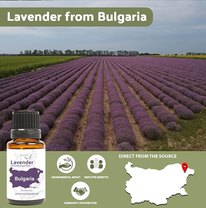 Nature Packaged Lavender Oil - Bulgarian Essential Oils - Lavender Diffuser - Pure Therapeutic Grade (22lbs)