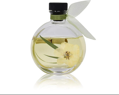 LOVSPA Reed Diffuser Set, Bamboo Jasmine Scented Oil Diffuser with Sticks, Home Fragrance Accessories for Bathroom Shelf Decor, Aroma Diffusers for Home or Office Desk, USA Made