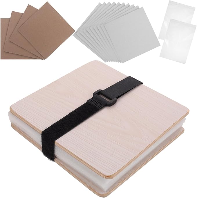 DECHOUS Professional Flower Press Kit Plant Leaf Press for Adults and DIY Natural Dried Flowers Crafts with Strong Straps for Greeting Cards Scrapbooks Invitations and Botanical Specimen