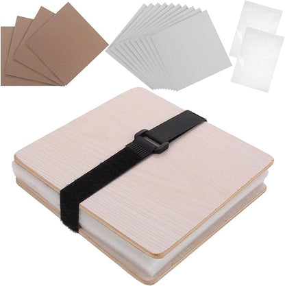 DECHOUS Professional Flower Press Kit Plant Leaf Press for Adults and DIY Natural Dried Flowers Crafts with Strong Straps for Greeting Cards Scrapbooks Invitations and Botanical Specimen
