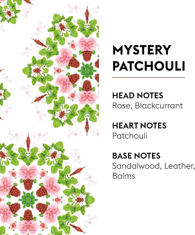 Maison Berger Mystery Patchouli Lampe Berger Refill, 1 Liter (33.8 fl oz), 2-in-1 Catalytic System, Neutralizes Odors and Diffuses Fragrance, Rose, Blackcurrant, Patchouli, Sandalwood, Made in France