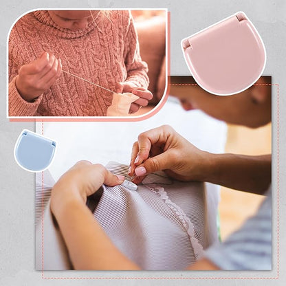 Yuxung 20 Pieces Mini Travel Sewing Kit Basic Portable Emergency Sewing Repair Kit in Bulk with Threads Scissors Needles for Beginner Traveler Hotel Charity Homeless