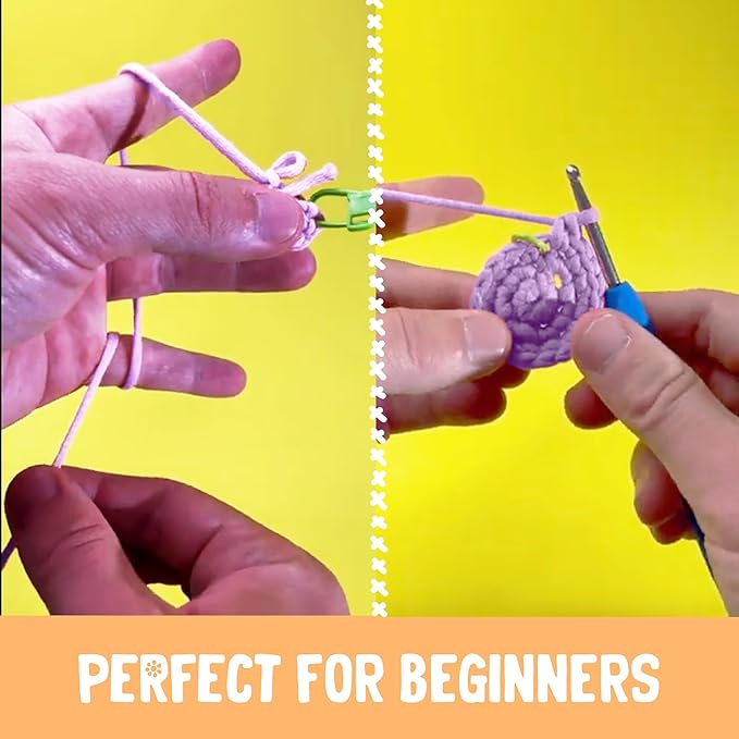 Penguin Crochet Kit | for Beginners, Couples, Date Night, Teen, Adults, Anime, & Animal Lovers | DIY Gift Kit | Instructions, Yarn, Hook, Pattern, Video & Written Tutorial | Arts & Crafts for Adults