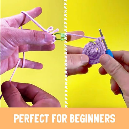 Penguin Crochet Kit | for Beginners, Couples, Date Night, Teen, Adults, Anime, & Animal Lovers | DIY Gift Kit | Instructions, Yarn, Hook, Pattern, Video & Written Tutorial | Arts & Crafts for Adults