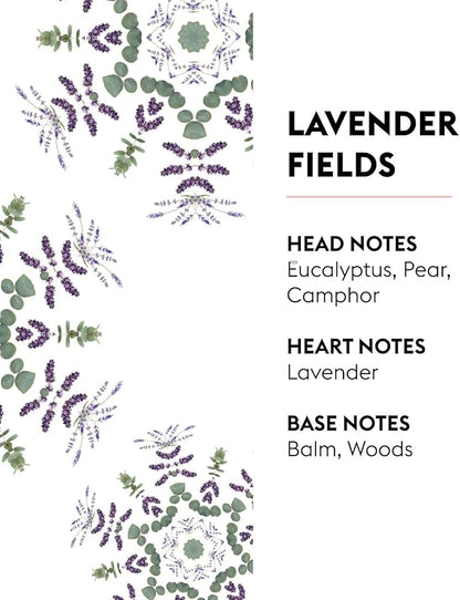 Maison Berger Lavender Fields Lampe Berger Refill, 1 Liter (33.8 fl oz), 2-in-1 Catalytic System, Neutralizes Odors and Diffuses Fragrance, Lavender, Eucalyptus, Made in France