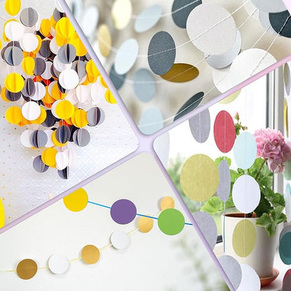 200 Pcs White Round Felt Circles, 1 Inch/25 mm Pre-Cut Craft Pads Mini Non-Woven Felt Fabric Circles for DIY Projects, Sewing Handcraft, Hair Accessories, Soft Thick Fabric Pieces for Crafting