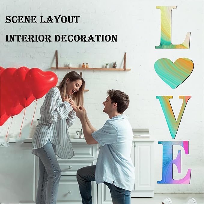 17 Inch Unfinished Wooden Love Heart Shape Craft, Blank Wood Love Sign for Home Wall Decor, Large Unpainted Wood Cutouts for Birthday,Wedding Party Decoration,Large Wooden Valentine Day Decoration