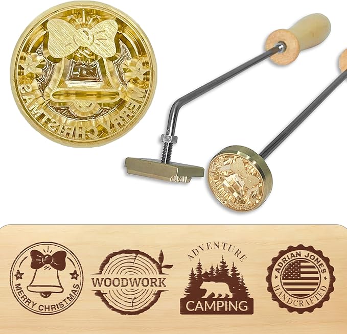 Custom Branding Iron for Wood - Make Your Own Personalized Logo into a Metal Mold That Will Leave a Lasting Mark on Your Craft - Wedding Stamps Personalized Branding Iron for Meat Wood Paper Plastic