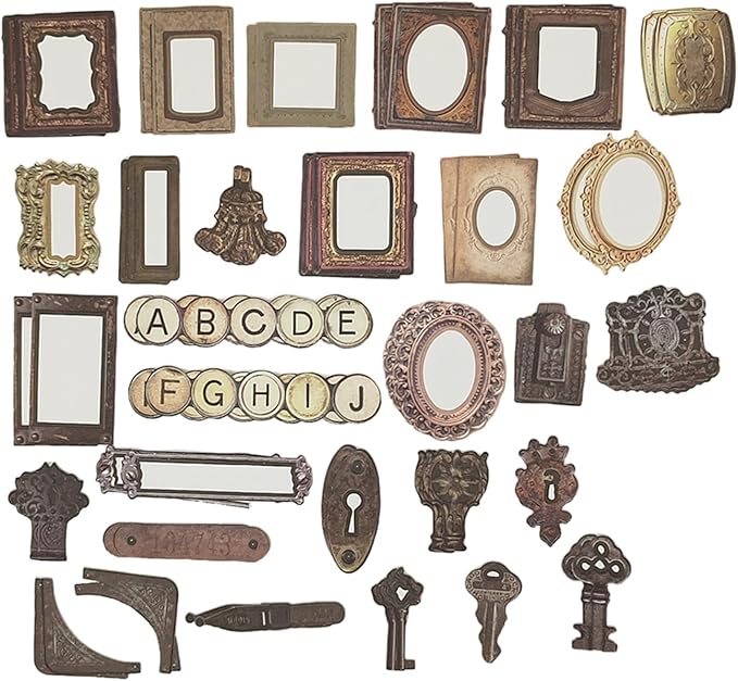 Vintage Scrapbooking Supplies Pack(100 Pieces) for Junk Journal Planners Decoupage Paper Aesthetic Cottagecore Collage Craft Album (07)