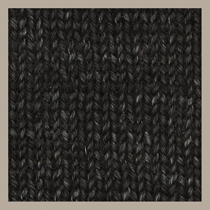 KnitPro Symfonie Hand Dyed Yarn | Extra Fine Merino Wool & Polyamide Blend for Knitting & Crocheting, Fingering Weight, Oeko-TEX Certified 400m, 100g Skein | Terra Semi-Solid Black Pepper