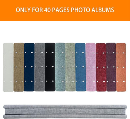 Aenbuslm Photo Album Refill Pages for Magnetic Self Adhesive Scrapbook 11x10.6 20 Pages