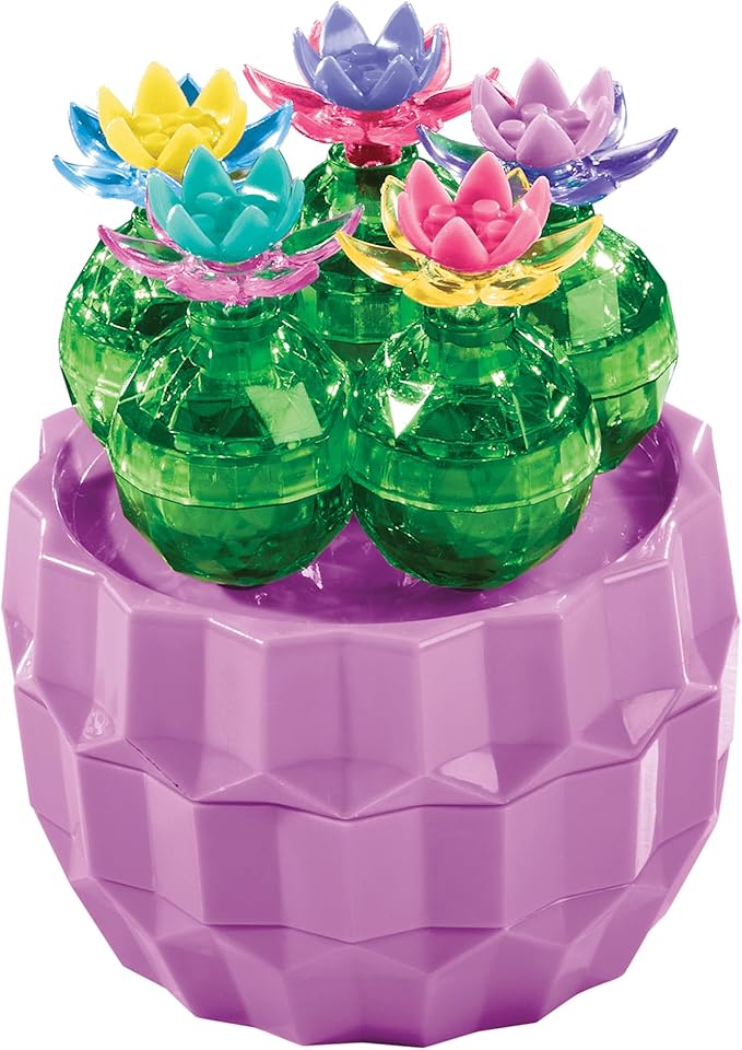 Crystal Gem Creations Jewel Succulents Kit by RoseArt, 175+ Pieces, Great for Adults, Tweens and Children Ages 8+