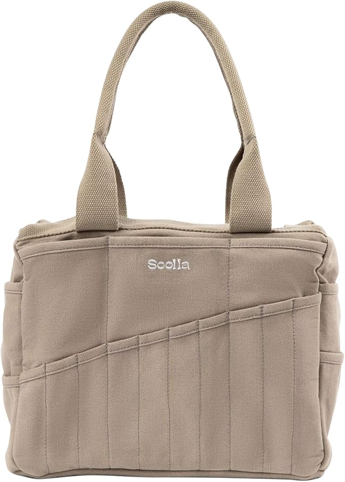 Soolla Studio Bag - World's Most Loved Art Supply & Pottery Tool Bag, Machine Washable, Over 30 Pockets, 10 Premium Colors, Quick-Dry Canvas, Organizer for Crafts, Sewing, Knitting, Adults, Students,