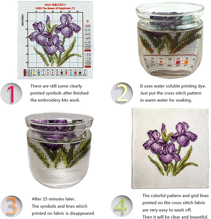 Artvxeay Cross Stitch Kits Stamped Full Range of Embroidery Kits for Beginners Adults 11CT Pattern Stitch Embroidery Kits Needlepoint Kits DIY - (Tea Break 16x20 inch)
