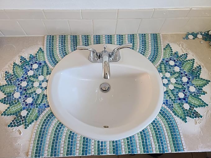 500g/1.1lb Random Color Irregular Ceramics Mosaic Tiles,DIY Making Creative Ceramic Mosaic Tiles for DIY Craft Plates Flowerpots Vases Cups Mosaic Making Supplies (0.47“ Square Pearl Brown)