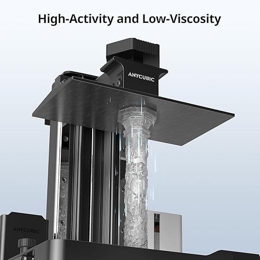 ANYCUBIC High Speed 3D Printer Resin 2.0, Print Up to 3X Faster, Special for Anycubic Photon Mono M5s/M7 Series, Particularly Apply for Large-Size 3D Printing Models, Low Odor (Clear, 1kg)