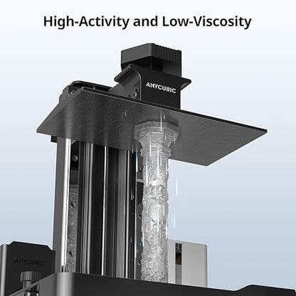 ANYCUBIC High Speed 3D Printer Resin 2.0, Print Up to 3X Faster, Special for Anycubic Photon Mono M5s/M7 Series, Particularly Apply for Large-Size 3D Printing Models, Low Odor (Clear, 1kg)